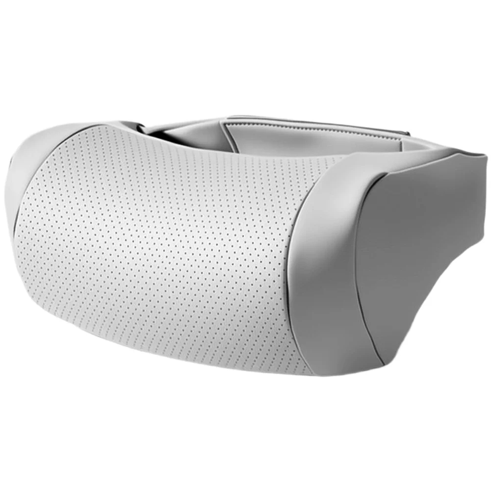 Car For Seat Headrest Pillow Made Of Premium Nappa Leather And Resilient Cotton Filling For Stable Ergonomic Neck Support