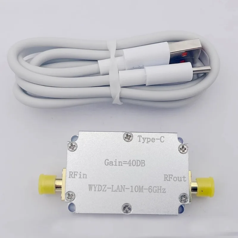 

High flatness amplifier 10M-6GHz gain 10DB 20DB 30DB 40DB RF driver