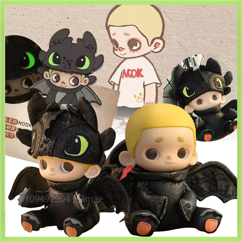 

Nook X How To Train Your Dragon Toothless Original Series Pu Co-Branded Pendant Nook Badge Anime Peripheral Toy Birthday Gifts