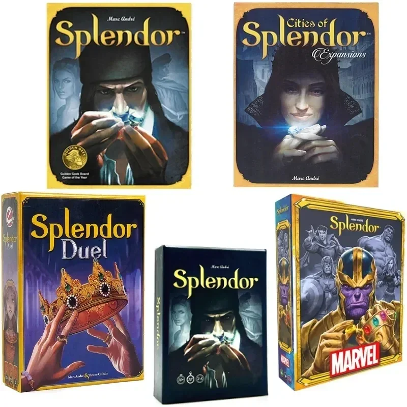 Splendor Duel Board Game Strategy Game for Kids and Adults Fun Family Game Night Entertainment Party Game for Family Collection