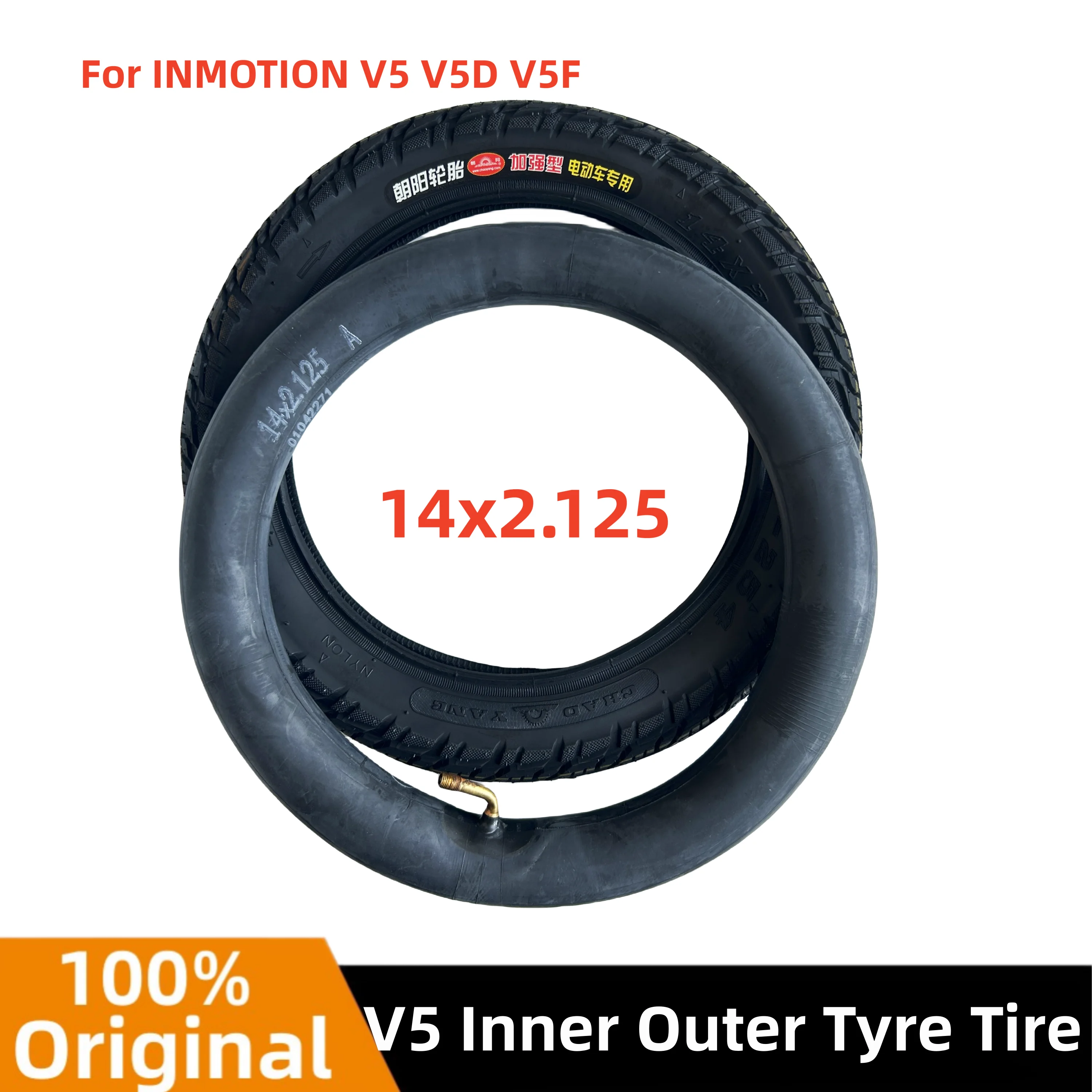 

INMOTION V5 V5D V5F 14 inch Inner Tube Outer Tyre Tire Unicycle Self Banlance Electric Scooter 14✖2.125/54-254 Tire Parts