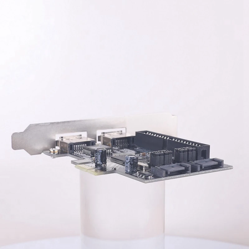 1 Piece SATA IDE PCI E Adapter Card PCI E To SATA 2.0 + IDE ESATA X2 Combo Adapter RAID Controller Card