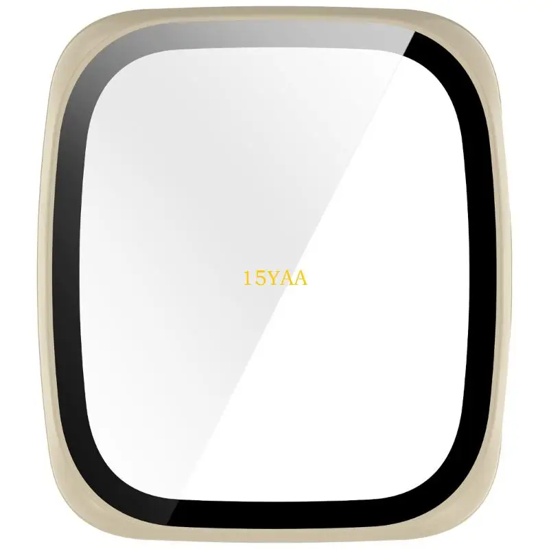 15ya Uhrengehäuse mit temperiertem Glasfilm für aktive 2 Quadratmodelle Beschützerabdeckung