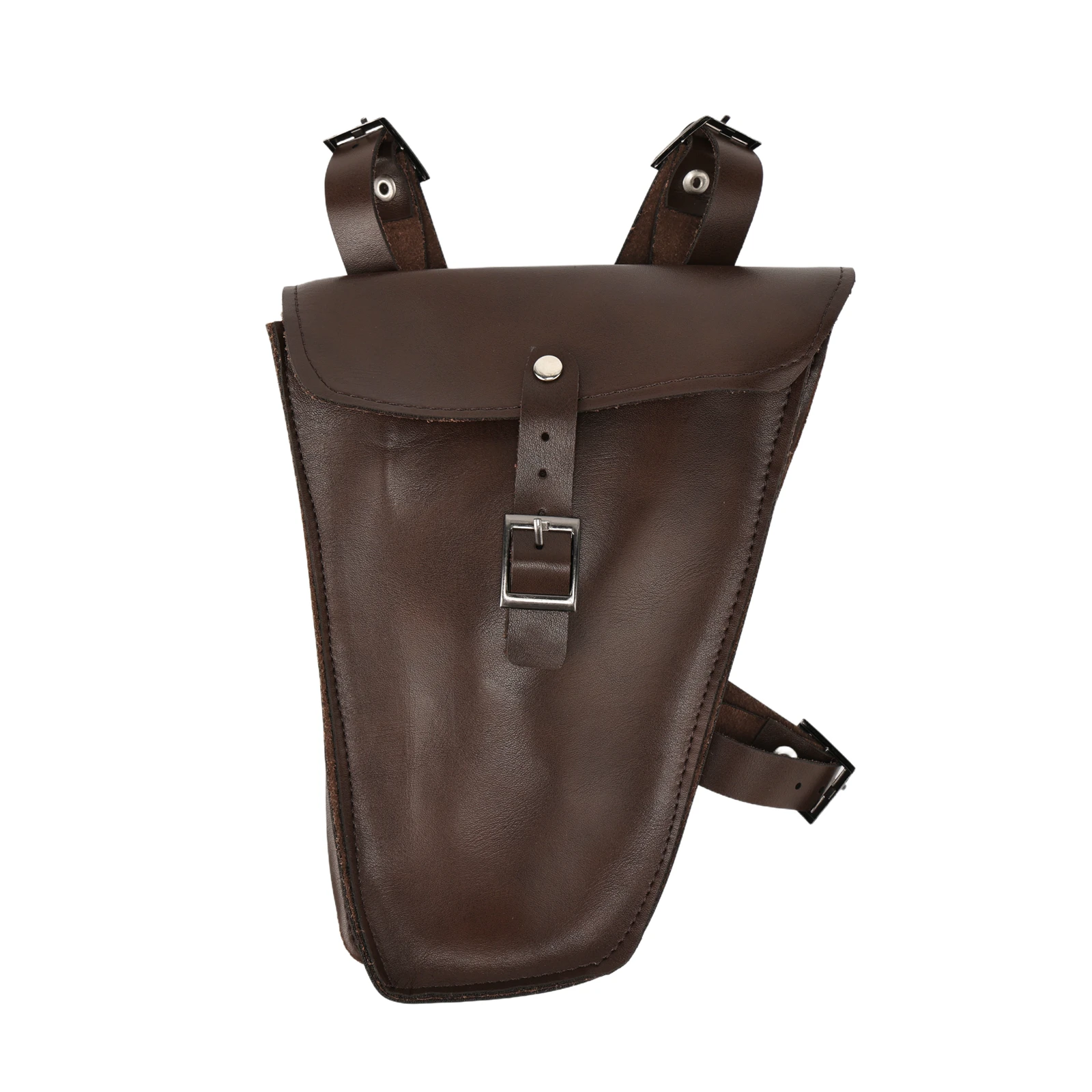 

Solid Retro Bicycle With Beam Triangle Bag Kit Leather Nostalgic Classic Style PU Material Cycling Tool Bags