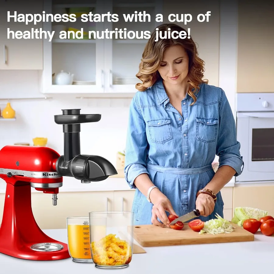 Juicer Attachment for All KitchenAid Stand Mixers Slow Juicer Attachment for Kitchen Aid Mixer Easy to Clean Juice Attachments