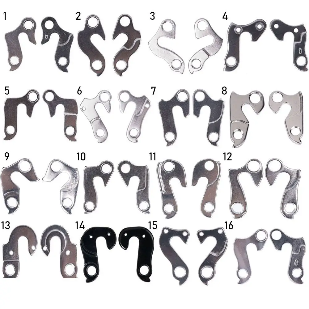 1-16 Nummer Universele Mtb Racefiets Fiets Lichtmetalen Achterderailleur Hanger Racing Cycling Mountain Frame Gear Tail Haak Onderdelen