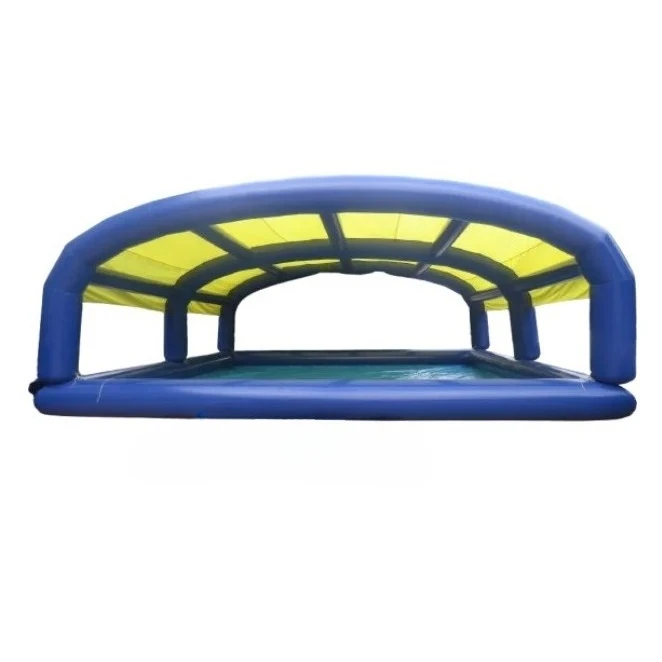 

Commercial Factory Price Customized Size Logo Outdoor PVC Inflatable Swimming Pool / Inflatable Pool with Tent Cover