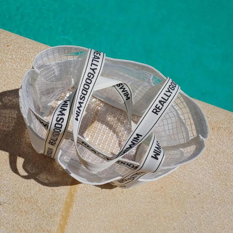 Korea Swimming Bag Dry and Wet Separation Large-capacity Multi-pocket Travel Wash Storage Portable Net Bag Waterproof Beach Bag