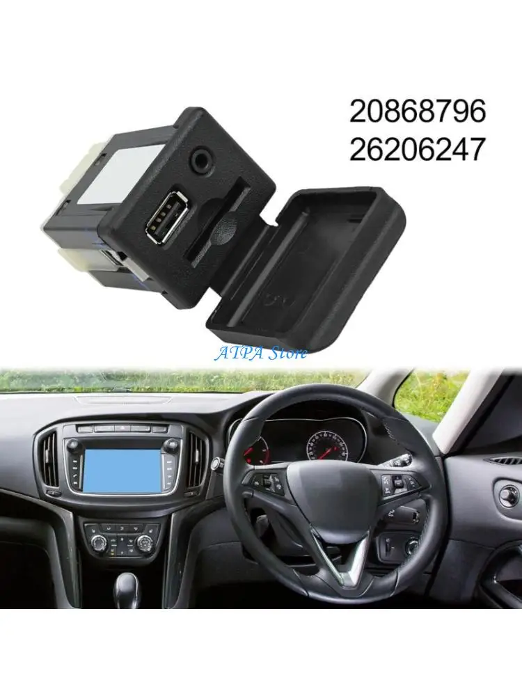 

U13C Compact USB Auxiliary Adapter For Vehicle Stereo Clear Stereo Transmission 26206247 20868796