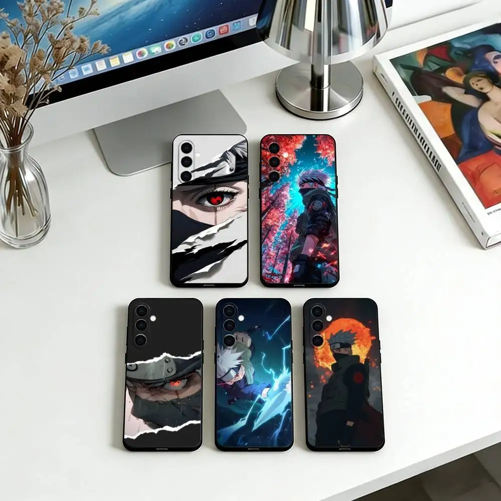 Kakashi Hatake Phone Case For Samsung Galaxy A73,A72,A71,A70,A53,A52,A51,Soft Black Cover