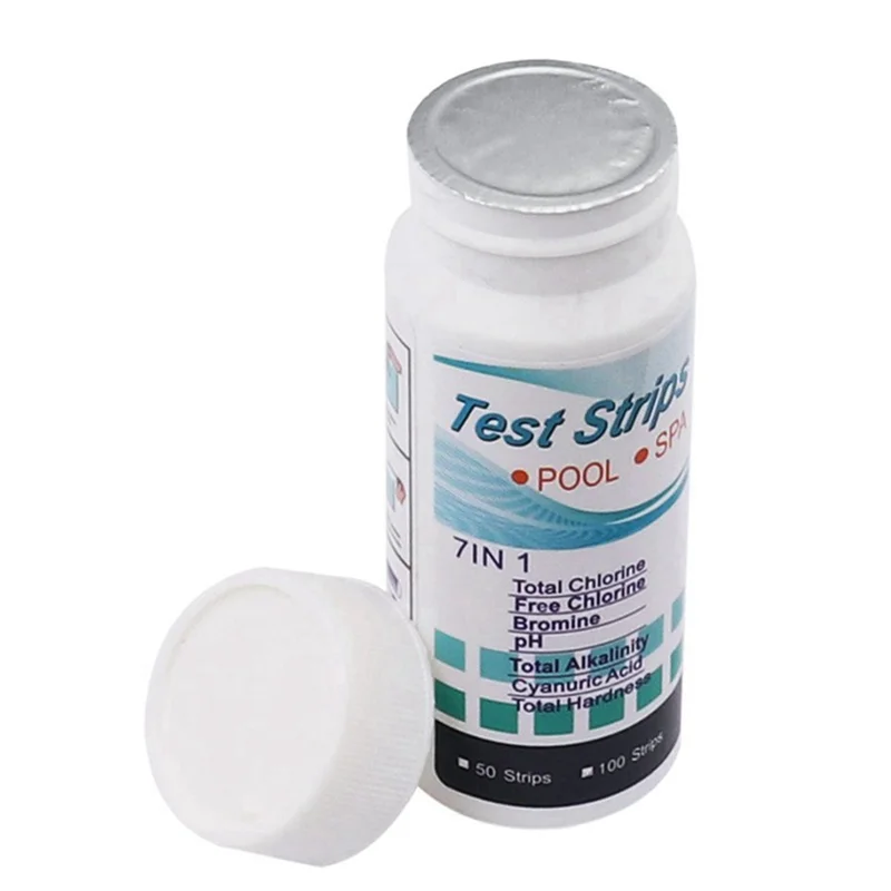 

7-In-1 Swimming Pool Test Paper Ph Test Paper 1 Bottle Of Water Quality Test Paper 100 Sheets Easy To Read