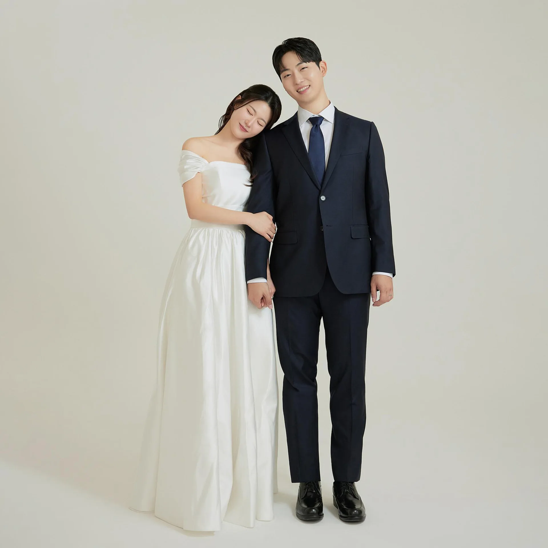 Robe de mariée blanche élégante, épaules dénudées, ligne a, longue, pour séance Photo coréenne, robe de soirée plissée, personnalisée