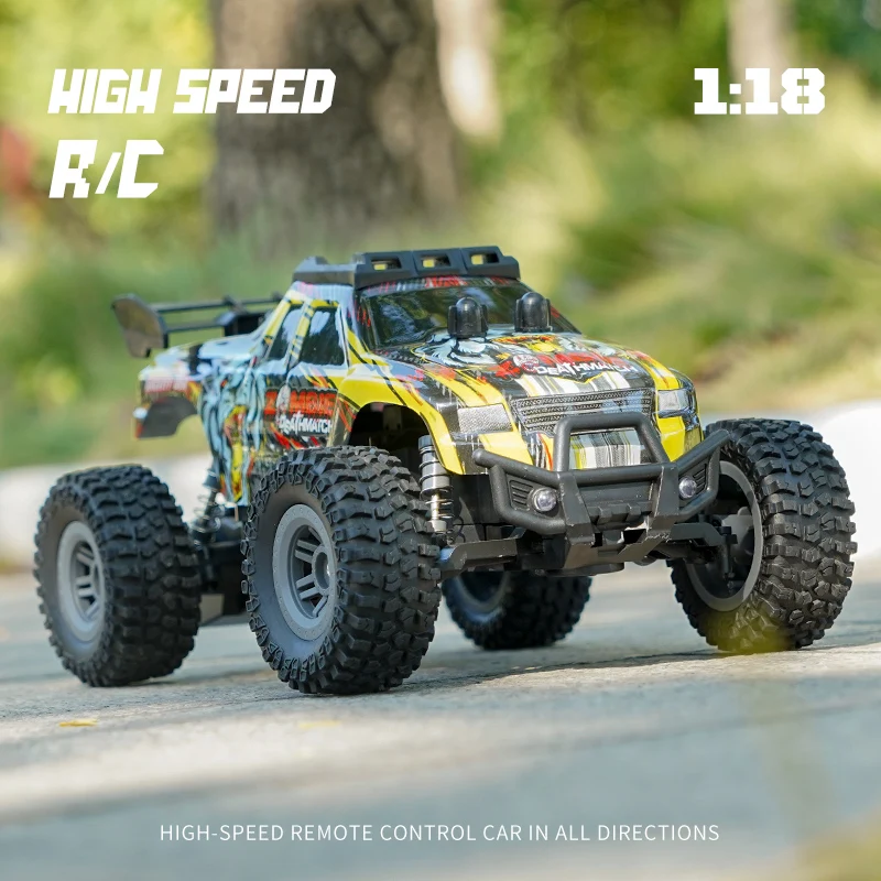 MBL Stunt RC Car 2.4GHz Alloy Metal RC Car All-Terrain 15Km/h 1:18 Off-Road Monster Truck Toys For Boys Rc Cars