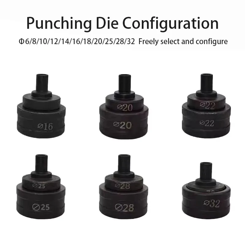 CD-25 Lithium-ion Battery Punching Machine Electric Hydraulic Bridge Hole Opener C-Shaped Steel Purlin Punching Tool Iron Plate