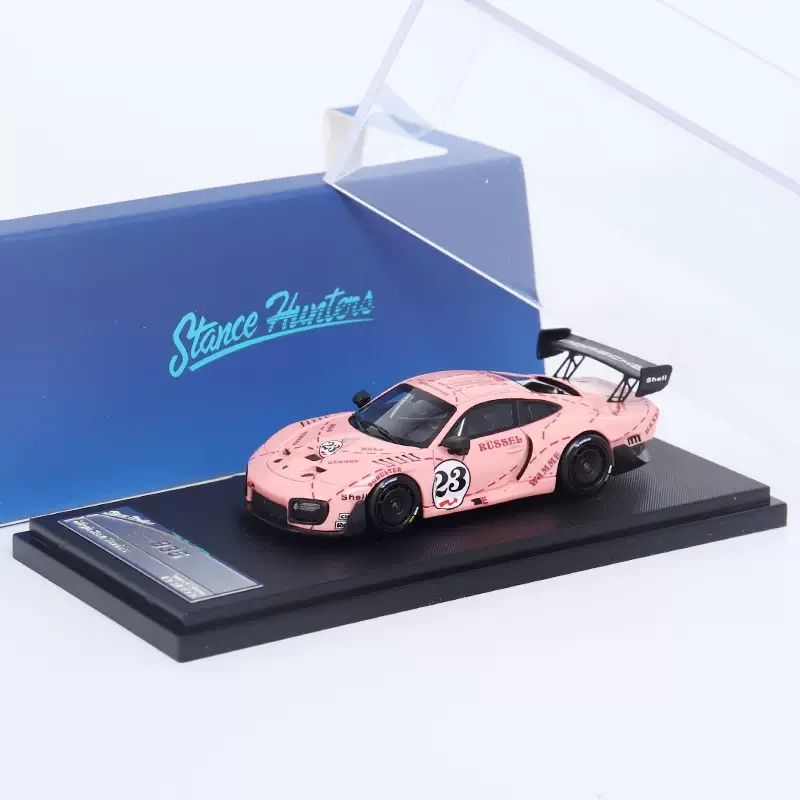 Stance Hunters 1:64 935 PinkPig Martini BlackGold RESIN Model Car