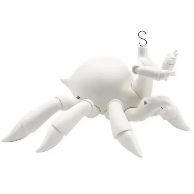 FBIL-1/12 Scale Bjd Spider Blank Body Full Articulated Joint Unpainted Figurine Gift For Diy Custom For Making White