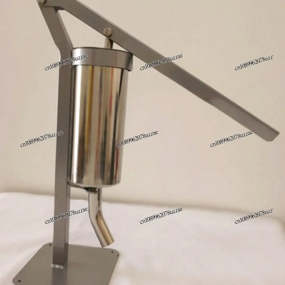 Manual Sausage Stuffer Stainless Steel Barrel Simple Sausage Maker For Home Homemade Sausage Processing