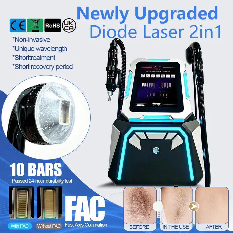 Professional 5000W Salon Beauty Equipment Genuine Sapphire Cooling Hair Removal System For Body Skin Care Salon Home Use