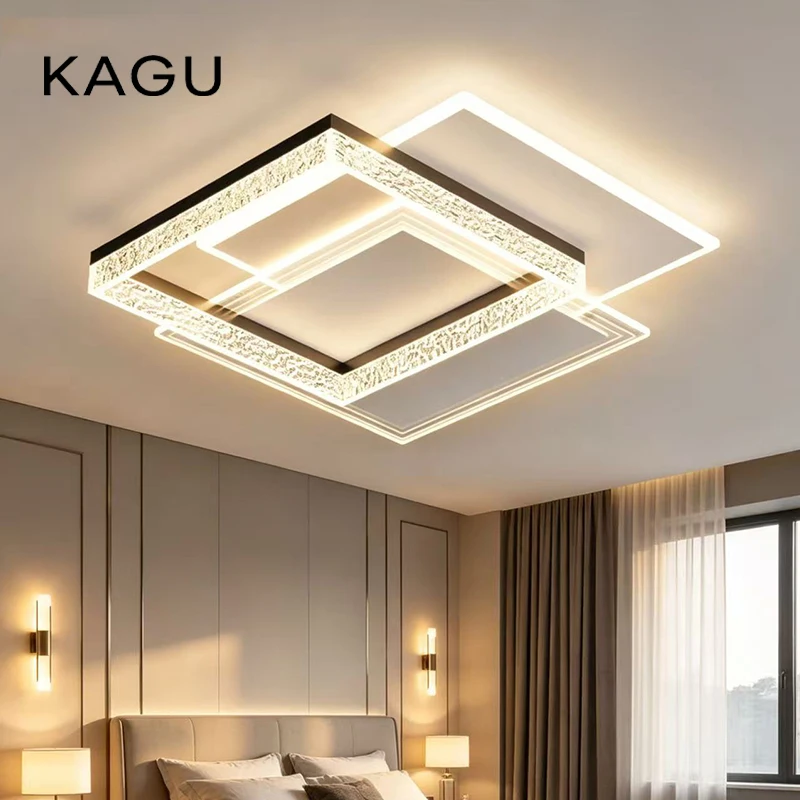Modern Minimalist LED Ceiling Light For Bedrooms Study Rooms Adjustable Lighting Function Surface Mounted Home Lighting Fixtures
