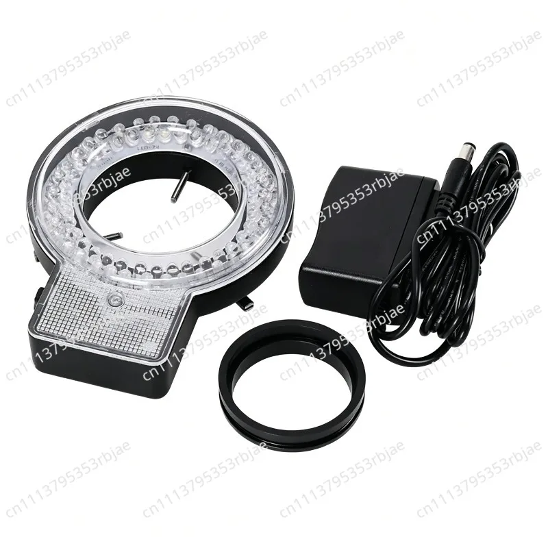 72 Lamp Beads Binocular Body Microscope LED Light Source Industrial Camera Ring Light Brightness Adjustable