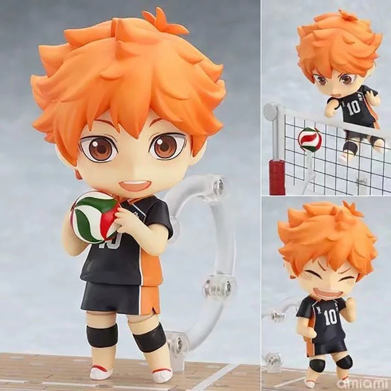 Haikyuu!! Animation Game Peripheral Toys Anime Action Movable Model Hinada Kageyama Nendoroid Figures Ornament Collection