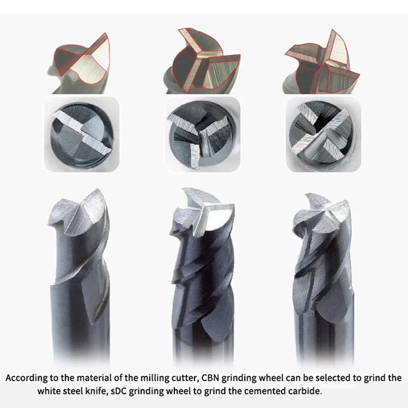 X3 เจาะ Bit Sharpener ไฟฟ้าเครื่องเหลาโลหะผสมเครื่องตัด SDC เครื่องบดมุม CBN Sharpening เครื่องมือ 4-14 มม.