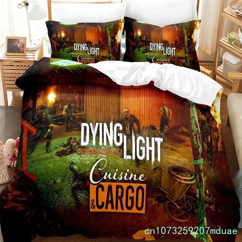 New Game Dying Light 2 Stay Human Bedding Set Single Twin Full Queen King Size Bed Set Adult Kid Bedroom Duvet Cover Sets