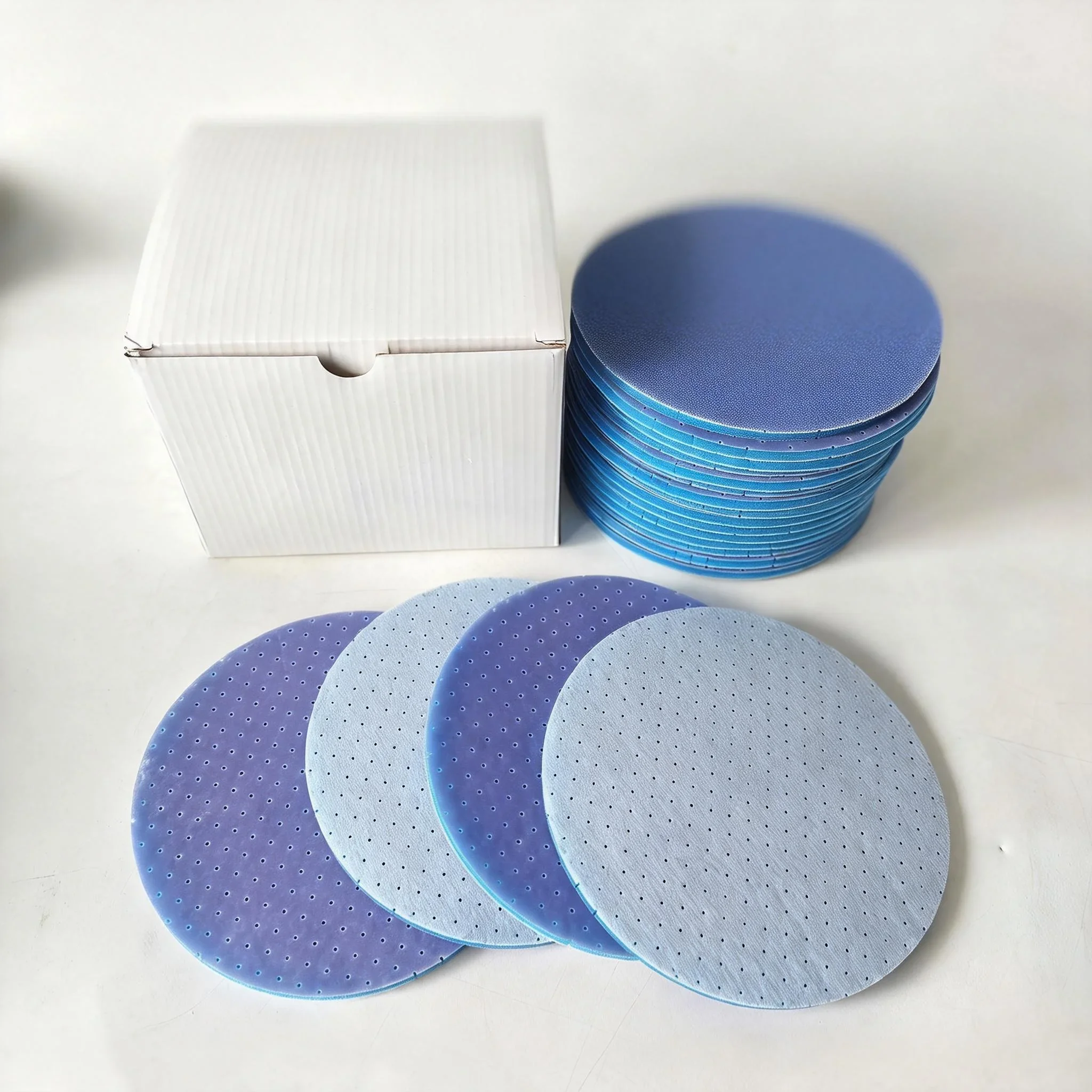 150mm 6 Inch Flexible Hook & Loop Sanding Discs, P600-P3000 Abrasive Sheets Compatible with FESTOOL, MIRKA, 3M Orbital Sander
