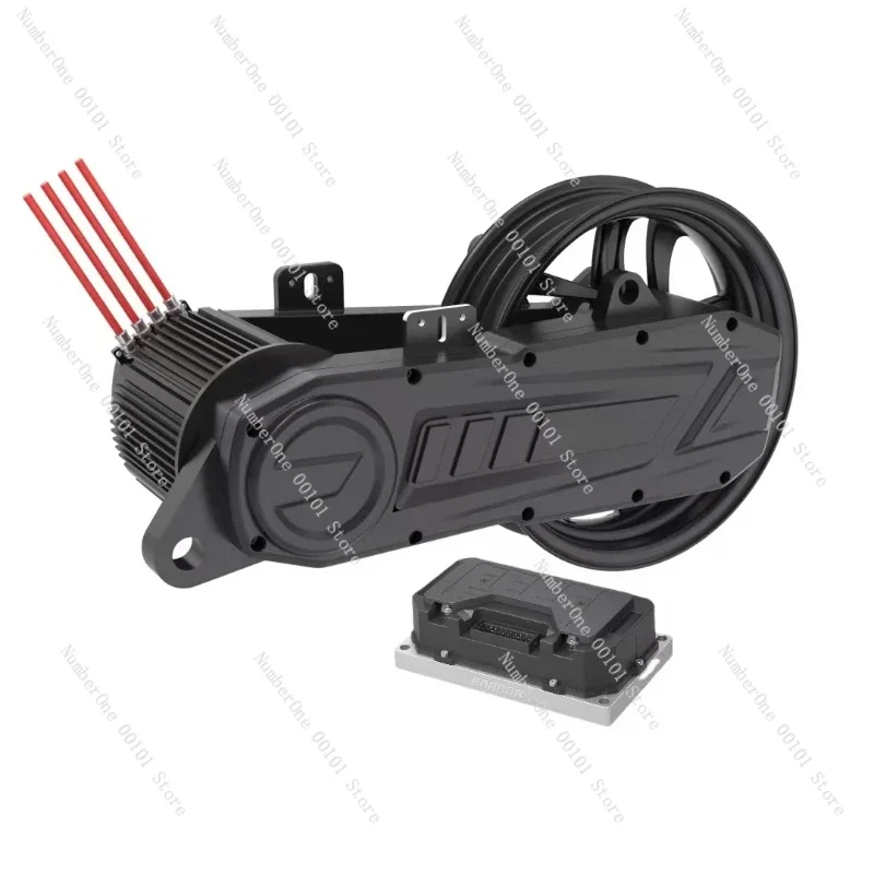 Electric Motorcycle 138 4000W Mid Drive Motor Kit with Motor Controller 72v 300A