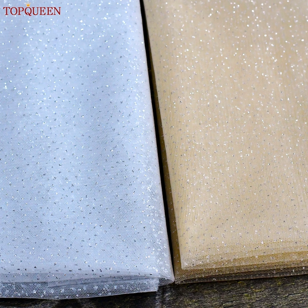 TOPQUEEN V101 Funken Braut Schleier Glitter Hochzeit Schleier Lange 3M/5M Luxus Kathedrale Hochzeit Schleier Champagner Farbige hochzeit Schleier