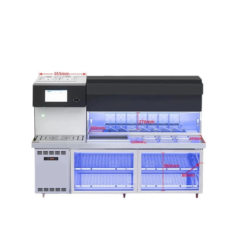 Fully automatic milk tea machine intelligent quantitative can scan the code out of the cup milk tea shop equipment full set