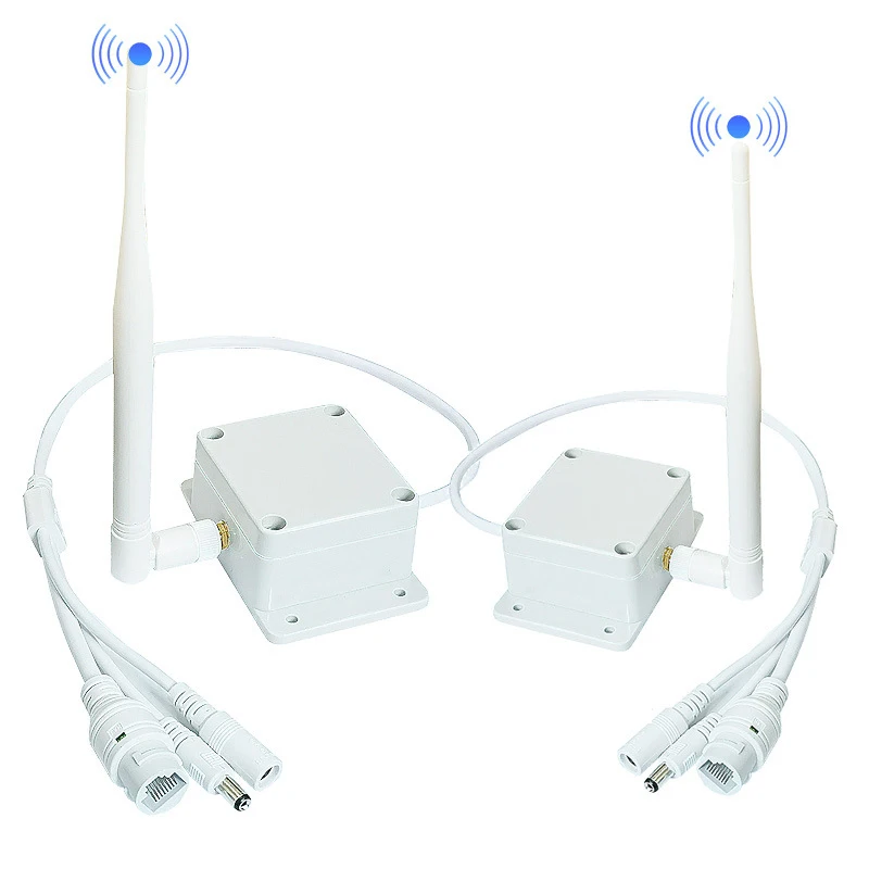 Wireless Bridge 1 km Wireless Long Distance Transmitter Access Point Receiver Wireless Ethernet Kit for Wired IP Camera