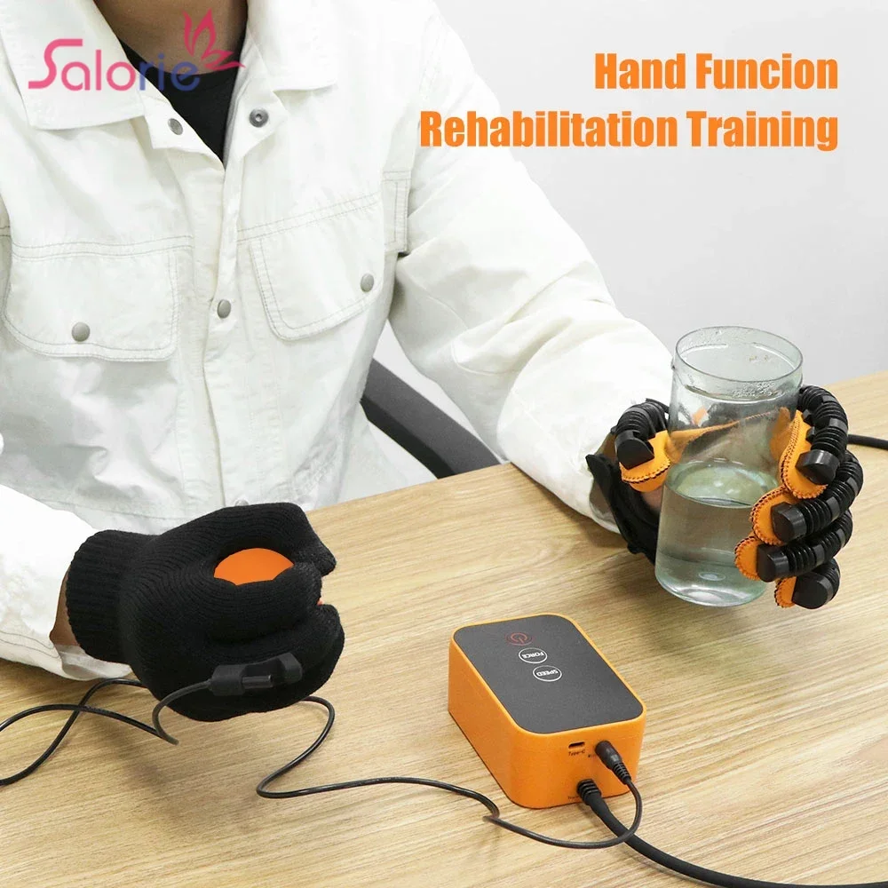 Hand Training Hemiplegia Finger Rehabilitation Trainer Exercise Robot Gloves Left Right Bone Care Massage Recover Equipment 