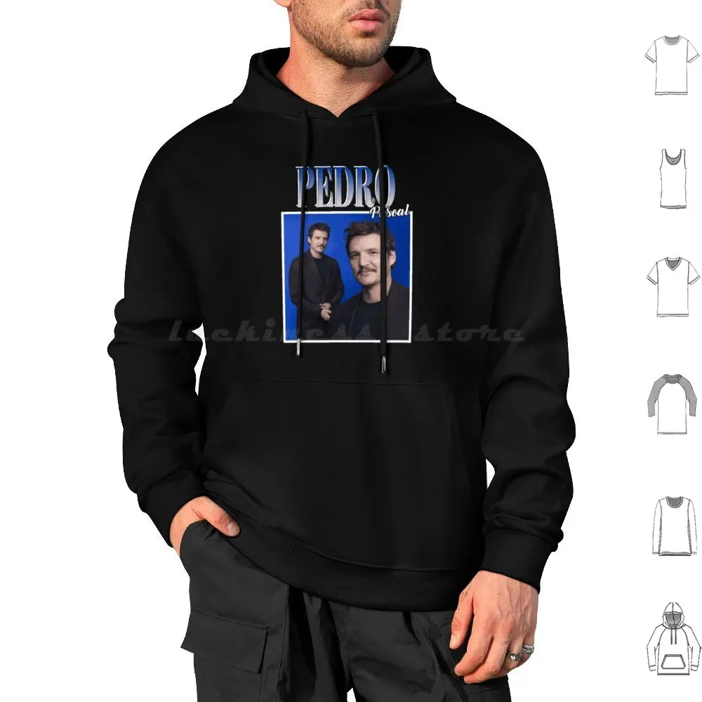 Pedro Pascal Hoodies Long Sleeve Pedro Pascal Pedro Pascal The Actor Din Djarin Javier Pe ? A Mando Baby Grogu Oscar