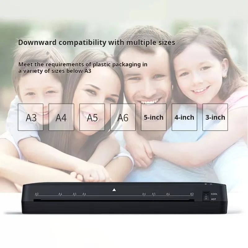 A3 Hot and Cold 335 Small Photo Laminating Machine, Home and Office Document Thermoplastic Laminating Machine