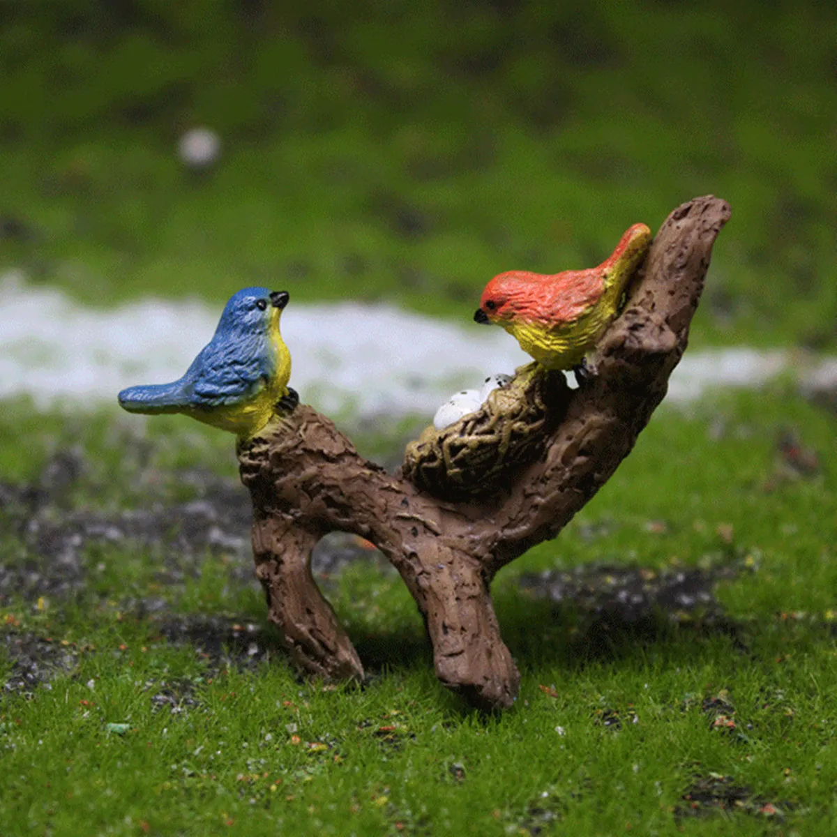 ديكور عش طائر صغير ، أصيص زهور عصاري ، قلادة طيور ، منظر طبيعي صغير خارجي ، بونساي حديقة ، خزان أسماك ، حوض أسماك ، مناظر طبيعية للأشجار ، زخارف ، قطعة واحدة