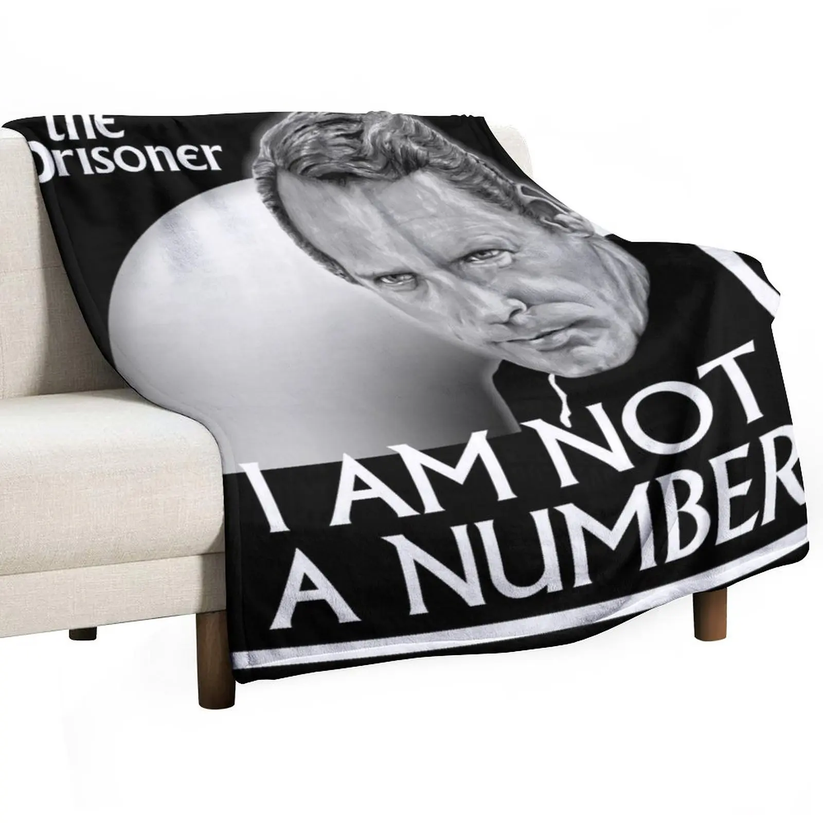 The Prisoner I AM NOT A NUMBER Throw Blanket Hairy Kid'S Luxury Designer warm winter Plaid on the sofa christmas gifts Blankets