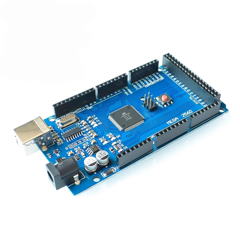 Open Source Development Board MEGA2560 R3 Improved Version (ATmega2560-16AU CH340G) with Data Cable