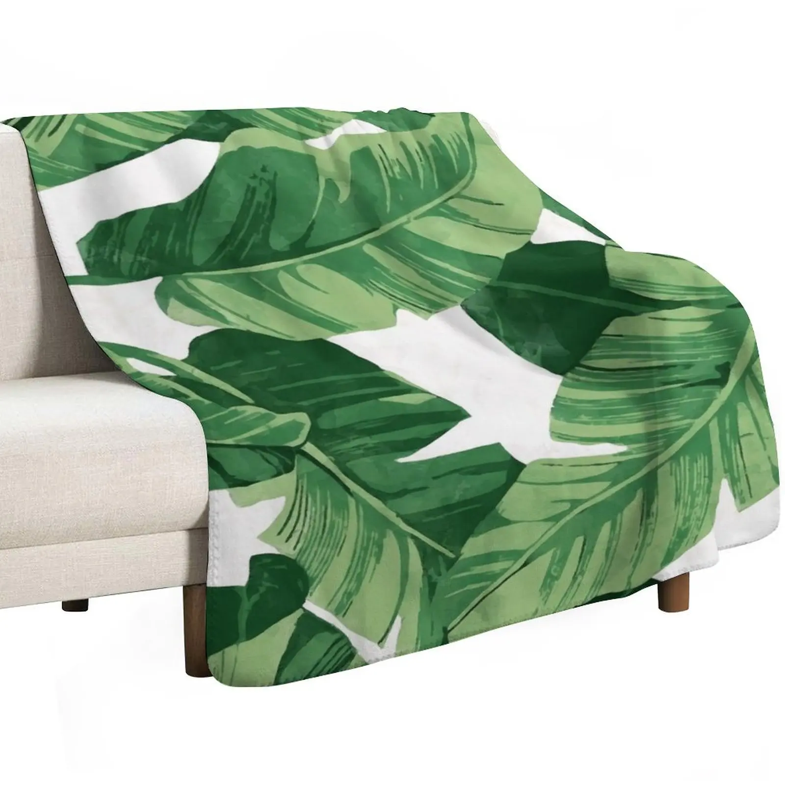 Tropical banana leaves II Throw Blanket christmas gifts Multi-Purpose Picnic Decorative Beds heavy to sleep Single Blankets