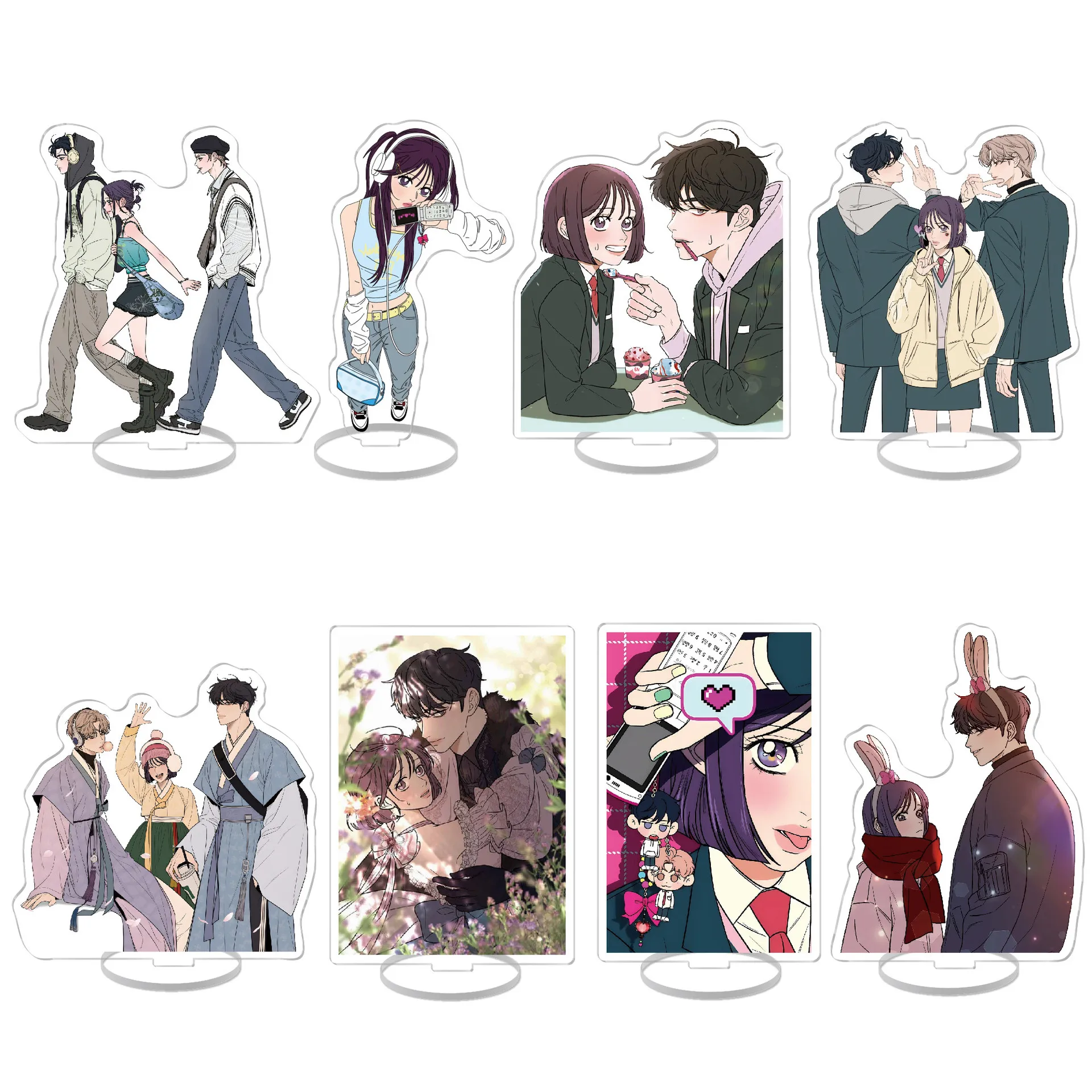 

Code Name: Pure Love Anime Standee Stand Model Plate Decoration Desk Figure Display Friends Gift Cartoon Products New Peripheral