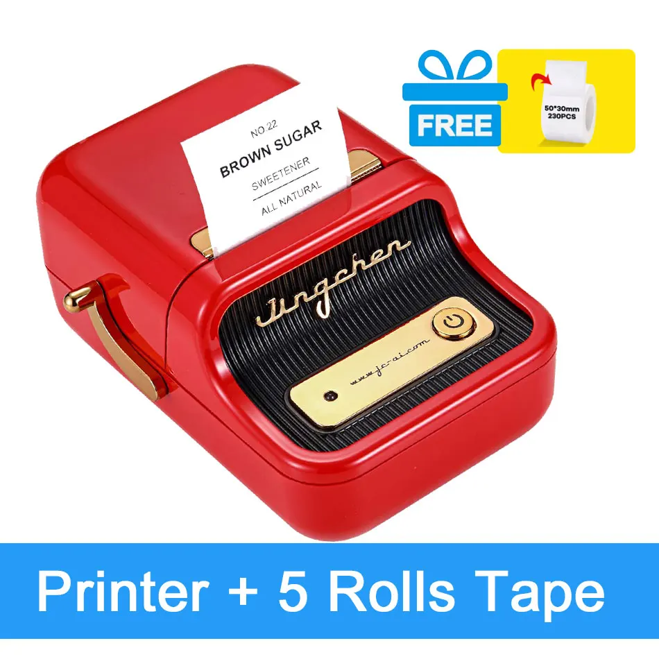 B21 Label Printer portable thermal wireless bluetooth printer used for barcode clothing jewelry fooder Niimbot B203