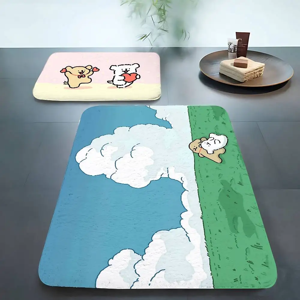 Cute Maltese Carpet For Living Room Sofa Decor Modern Rug Floor Mat For Men Bedroom Durable Area Rugs