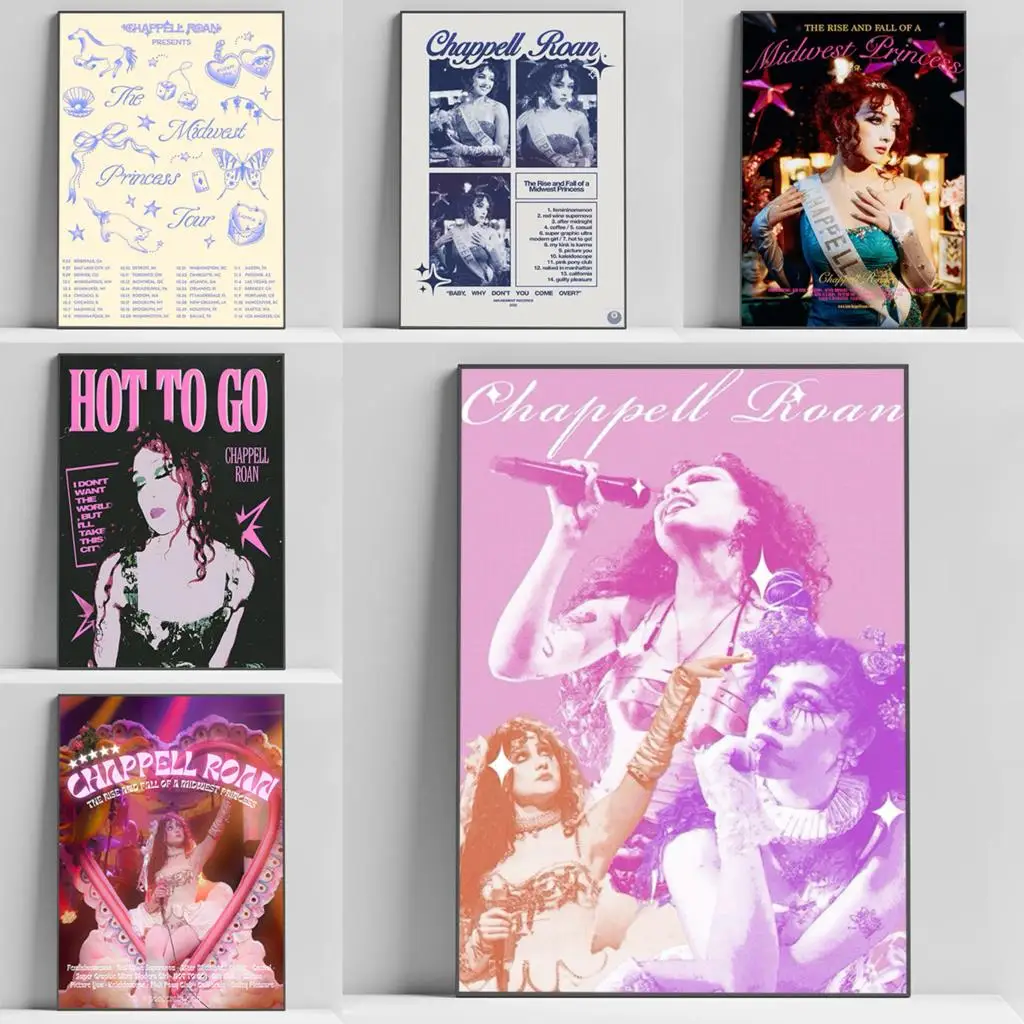 

American Singer Chappell Roan Poster Art Decoration Pictures Room Wall Decor Decorative Paintings Painting on Canvas Home Print