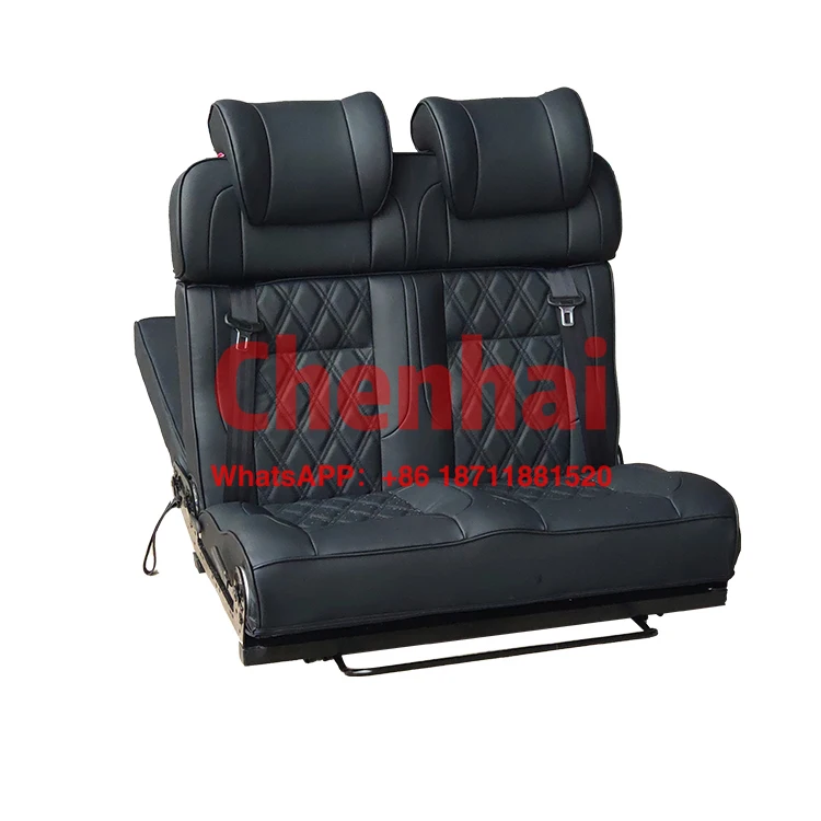 

Customized Comfortable 1.86 Meter Leather Sofa Seat Bed Folding RV Camper Van For Van Camper Modification