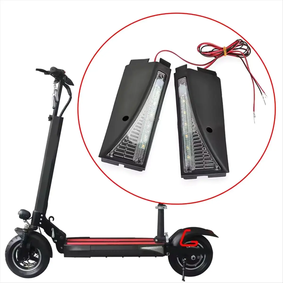 #12T (Black)Left Right Turn Signals Light for Kugoo M4 Electric Scooter,Outdoors