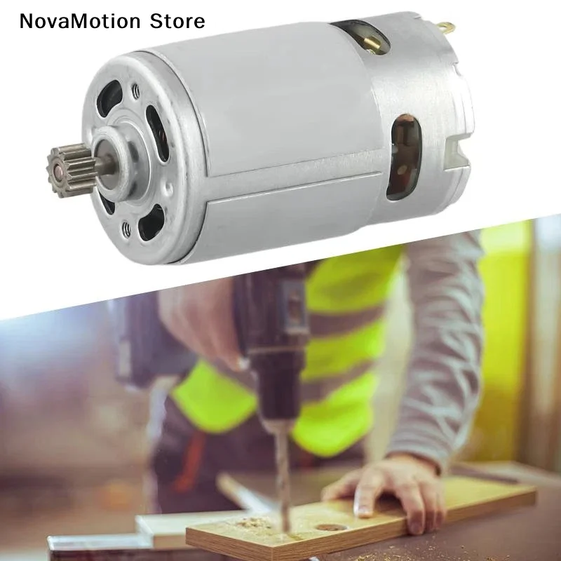 [NM]1Pcs Electric Drill Machine Power Tools RS550 21V Lithium Drill DC Motor For High-speed High Torque DC Motor[NM]