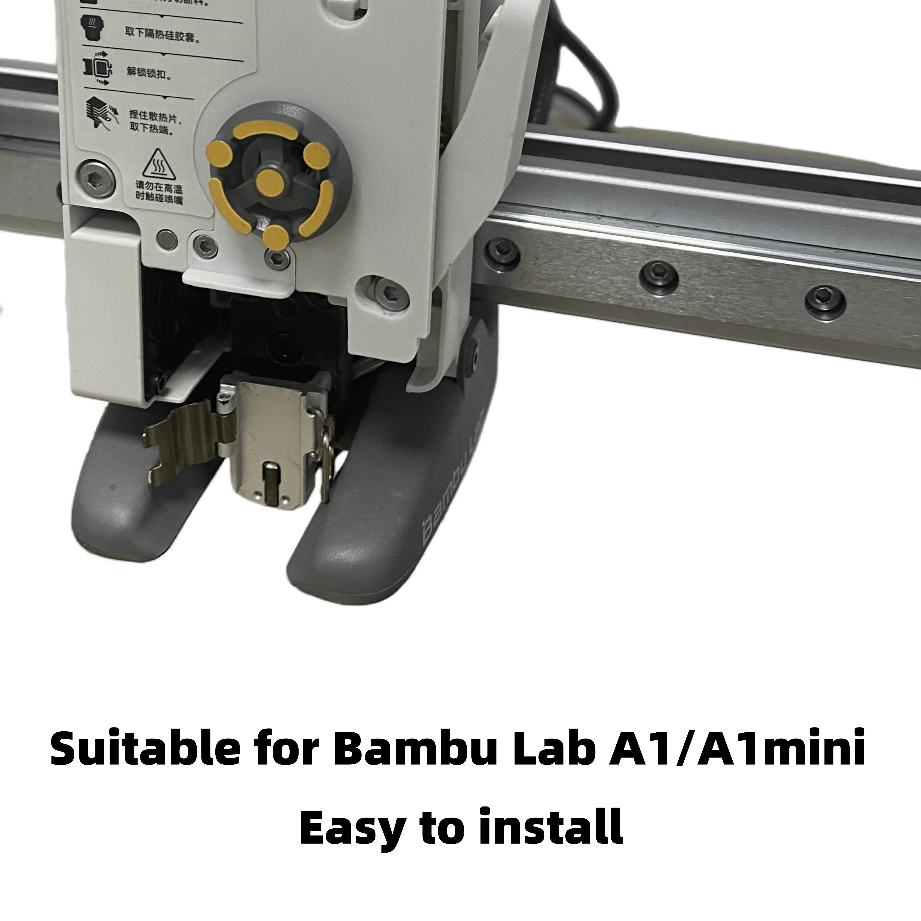 Version 2.0 Mounting Heating Assembly For Bambu Lab A1 A1 MINI Hotend Copper Nickel Plated assembly new upgrade 3d printer parts