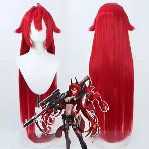 Goddess of Victory: Nikke Pilgrim Red Hood Cosplay Wig Anime Roleplay Party Costume Prop Synthetic Hair