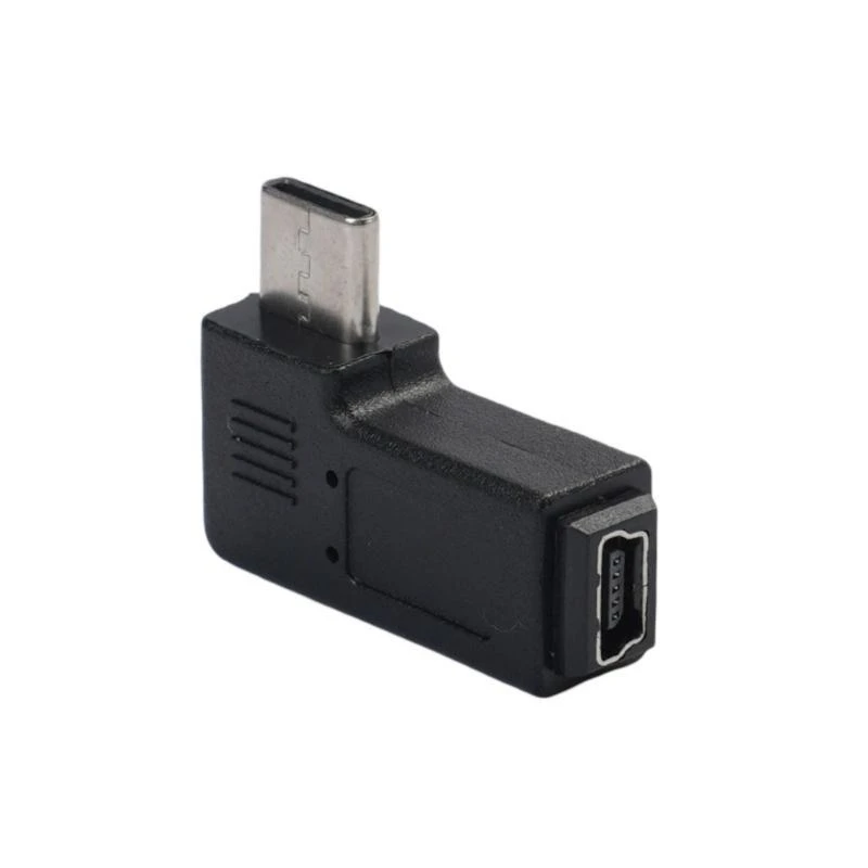 DXAB Mini USB Female to USB C Male Converter Adapter for Phone Laptop Digital Camera