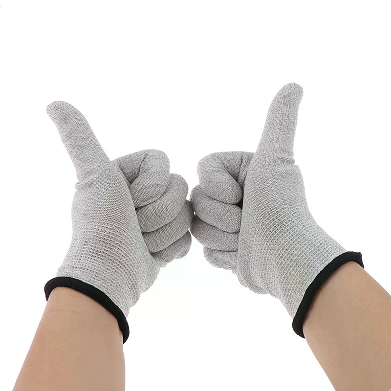 Gloves Conductive Silver Fiber Electrode Therapy Gloves Electrotherapy Unit For Phycical Therapy